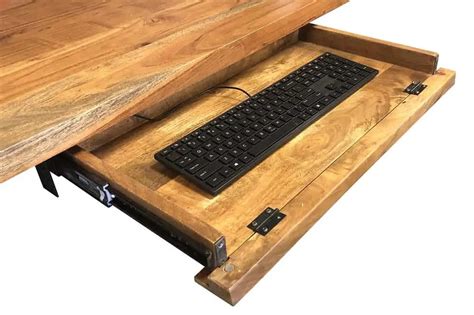 31 Innovative Diy Keyboard Tray Ideen Für Einen Cleveren Arbeitsplatz