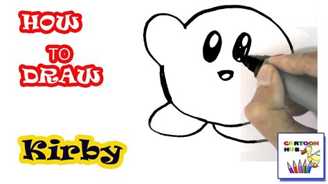 How To Draw Kirby In Easy Steps Step By Step For Children Kids