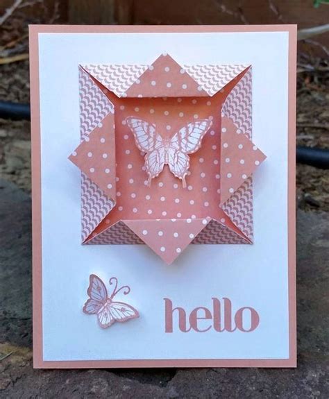 Easy Folded Window Frame For Your Card Shaped Cards Simple Cards