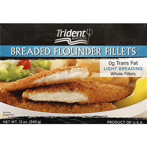 Trident Seafoods Breaded Flounder Fillets Frozen Seafood Polly S