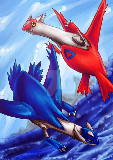 Latias And Latios By Retkikosmos On Deviantart