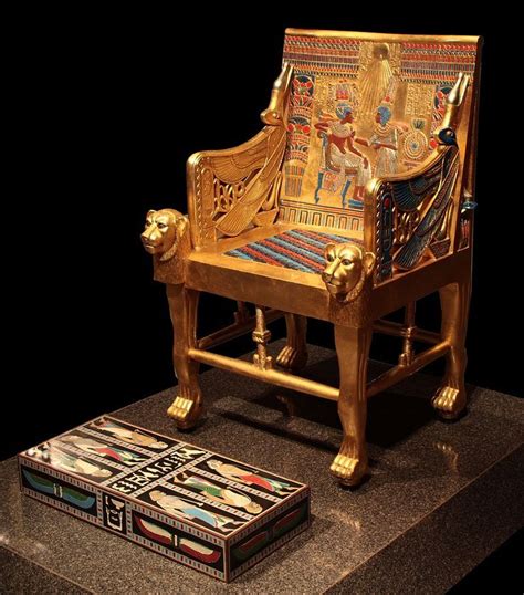 The Golden Throne Of Tutankhamun Egypt Ancient Egypt Ancient