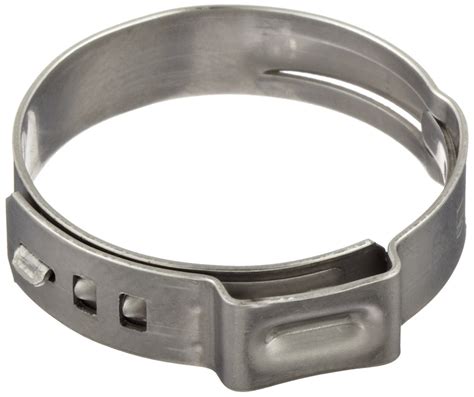Oetiker 16702488 Stainless Steel Hose Clamp One Ear 5 Mm Band Width