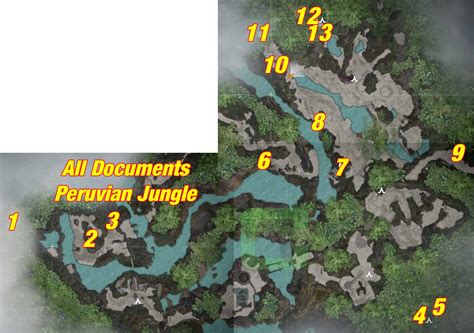 Shadow Of The Tomb Raider Peruvian Jungle Map