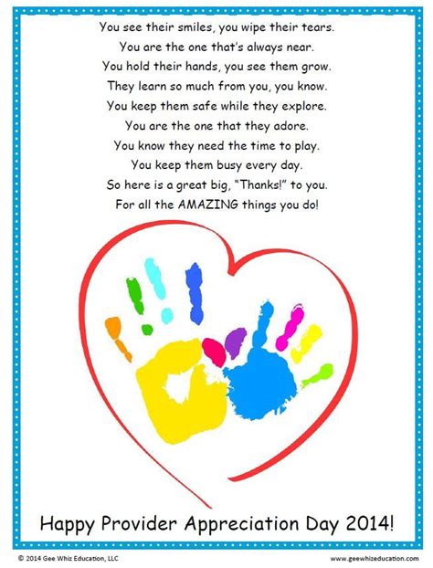 Teacher Appreciation Poems Daycare Teacher Ts Preschool Teacher Ts