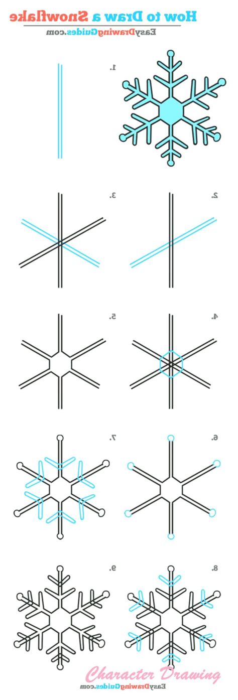 How To Draw A Really Easy Snowflake Warehouse Of Ideas
