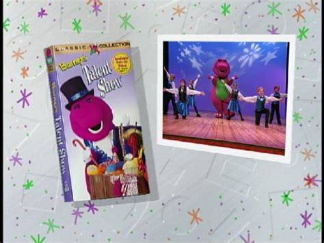 Opening And Closing To Barney Barneys Talent Show 1996 Vhs Custom