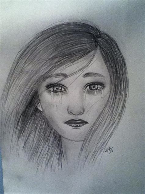 Girl Sad Drawing At Getdrawings Free Download