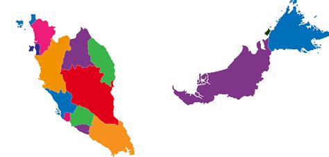 Gambar Peta Malaysia Kosong