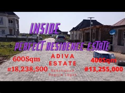 Perfect Residence Estate A Structured Estate Inside Adiva Estate In Bogije Lagos For Sale YouTube