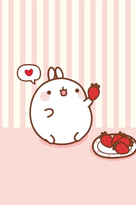 Molang Find More Super Cute Kawaii Wallpapers For Your