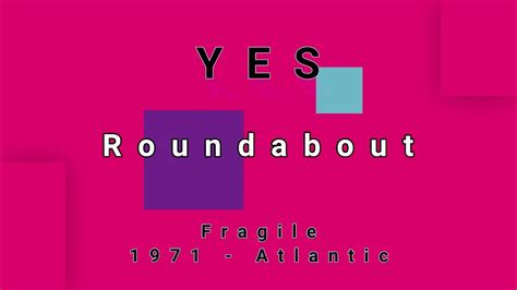 Yes Roundabout Vinyl Youtube