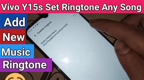 How To Set Ringtone Any Music In Vivo Y S Youtube