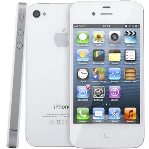 Iphone 4 Refurbished Original Unlock Apple Iphone 4 Model A1332 16gb