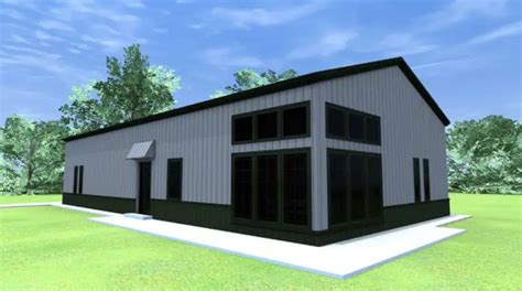 40x80 Barndominium Floor Plans With Pictures Shop Included