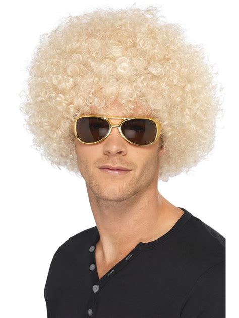 Blonde Funky 70 S Afro Costume Wig