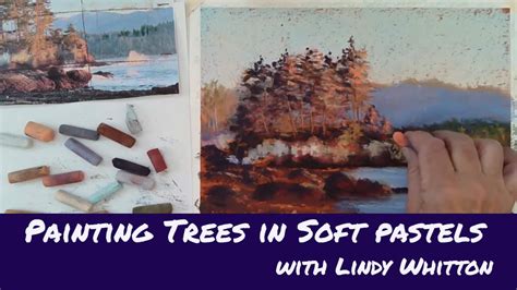 Painting Trees In Soft Pastel Youtube