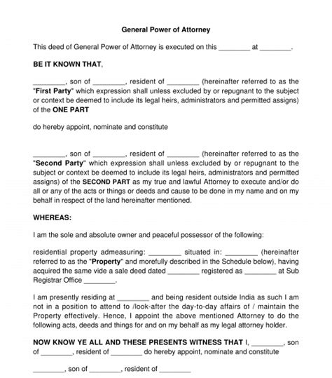 How To Receive Power Of Attorney