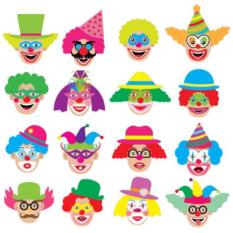 Clown Face Illustrations Royalty Free Vector Graphics And Clip Art Istock