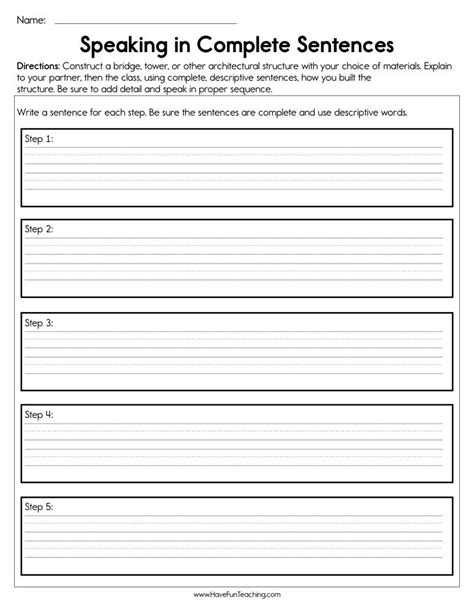 Build A Better Sentence Writing Workshop Center Task Cards Worksheets