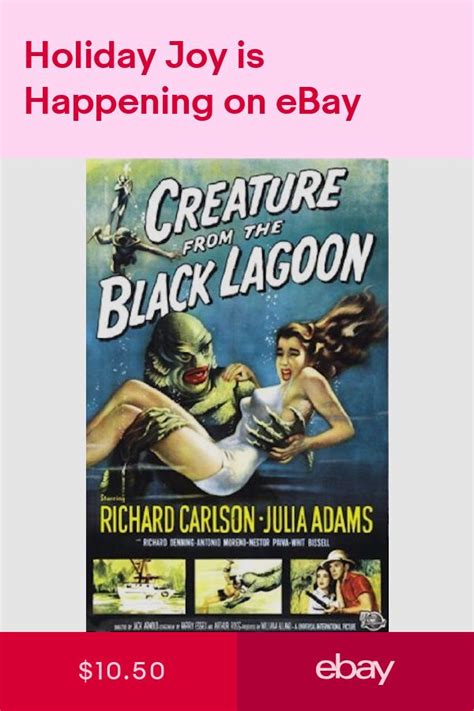CREATURE FROM THE BLACK LAGOON CLASSIC MOVIE POSTER 24x36 52827