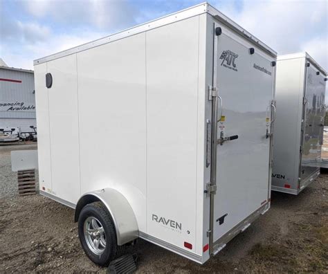 New 2022 Atc 6x10 2 Wedge Slant V Nose Raven Limited Cargo Trailer