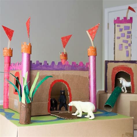 Cardboard Castles For Kids