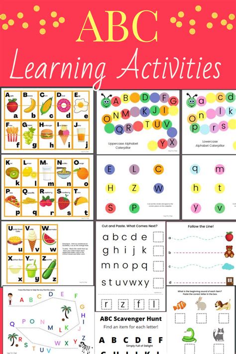 Looing For Some Abc Activities Heres Some Fun Activities For