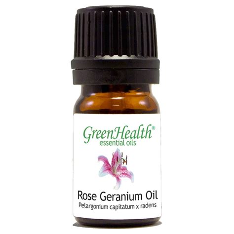 Rose Geranium Essential Oil Fl Oz Ml Glass Bottle W Euro