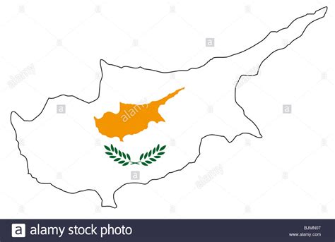 Die grenze zwischen den teilen verläuft auch durch die hauptstadt nikosia. Map Island Cyprus Stockfotos und -bilder Kaufen - Seite 2 ...