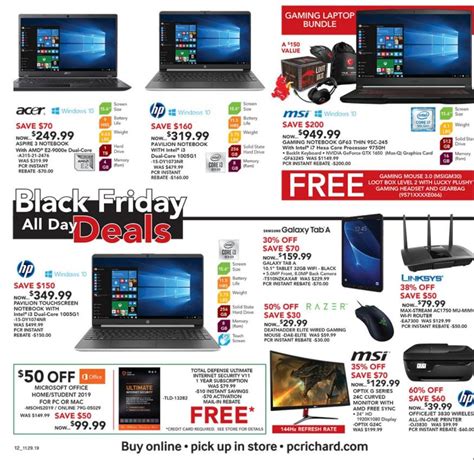 What Pc Parts Will Be On Sale For Black Friday - PC Richard & Son Black Friday Ad Sale 2019