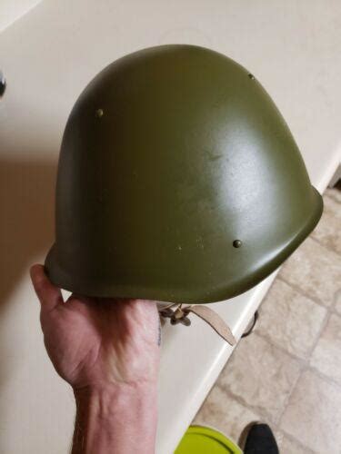 Russian Military Soviet Army Helmet Ssh68 Steel Original Hat Ussr New