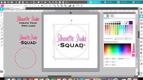 Silhouette Studio: Create Your Own Logo - YouTube