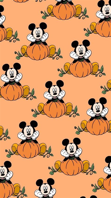 Mickey Mouse Halloween Wallpaper Backgrounds Cute Fall Wallpaper