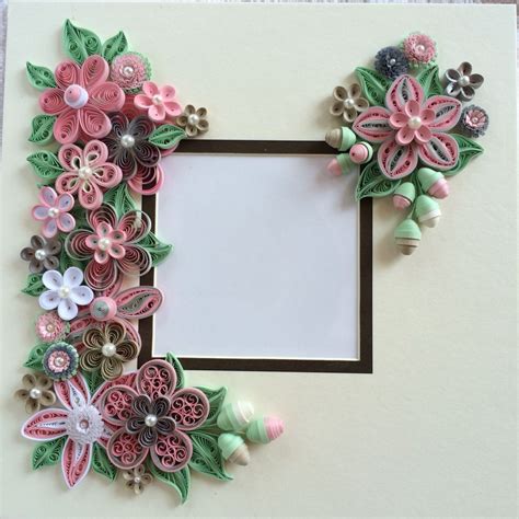 Quilled Pink Flowers For Shadow Box Frame Quilling Work Quilling Designs Paper Quilling Designs