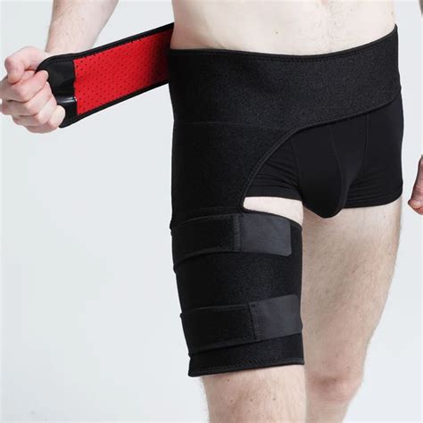 Tcare Adjustable Thigh Compression Wrap With Waist Support Belt Relief