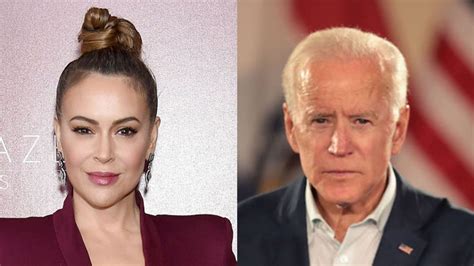 Alyssa Milano Explains Silence On Joe Biden Sexual Assault Allegation Says Men Deserve ‘due