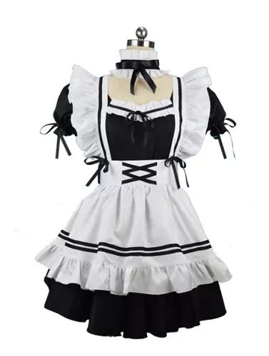 Cosplay Disfraz Traje De Maid Lolita Kawai Meses Sin Intereses