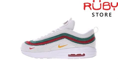 Giày Nike Airmax 197 Sean Wotherspoon X Gucci White Replica 11