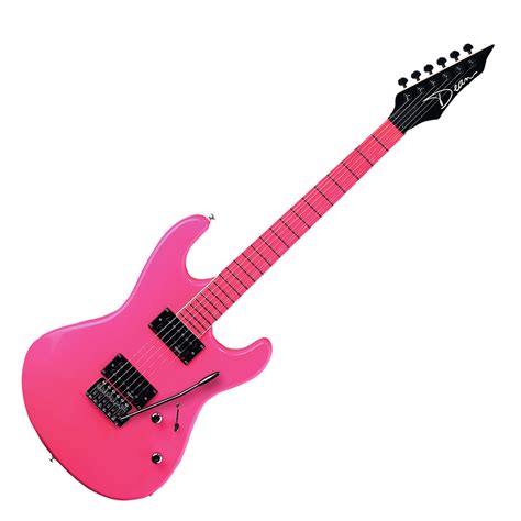 Dean Custom Zone 2 Hb Electric Guitar Florescent Pink At