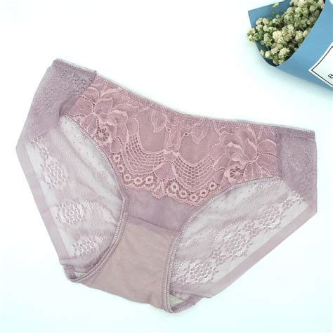 Women Lace Brief Sexy Panties Skinny Thongs Lingerie Actual Shot Extra Thin Underwear Intimates