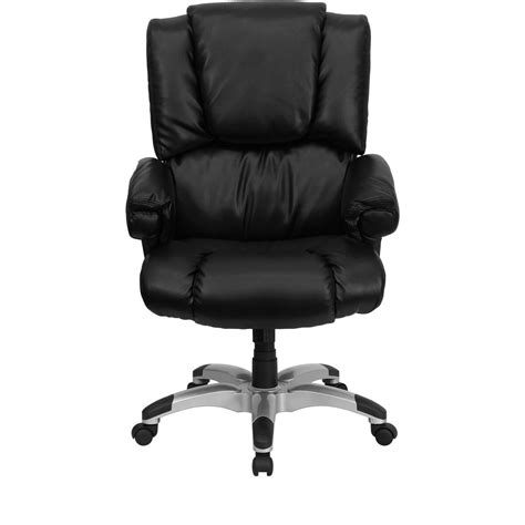 If you're looking to buy a leather office chair you need to consider a few things before your order executive chairs online. High Back Black Leather OverStuffed Executive Swivel ...