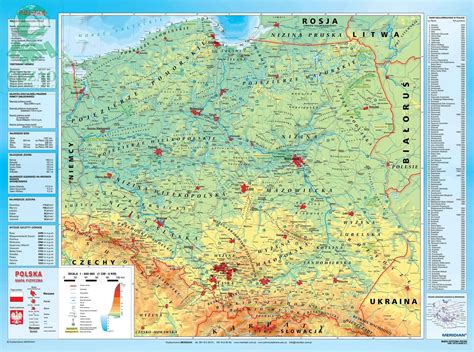 Mapa fizyczna Polski z elementami ekologii 160x120 Cezao.pl