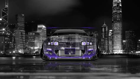 Looking for the best wallpapers? 4K Wallpapers Toyota Supra JDM Front Crystal City Car 2014 ...