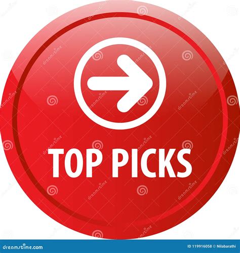 Top Picks Web Button Stock Illustration Illustration Of Commerce