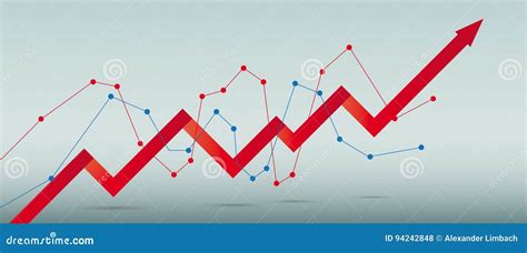 Diagramme Daccroissement Illustration Stock Illustration Du