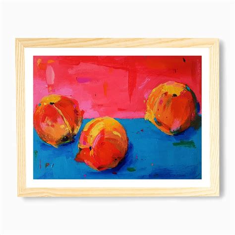 Peaches Art Print By Dawn Underwood Fy