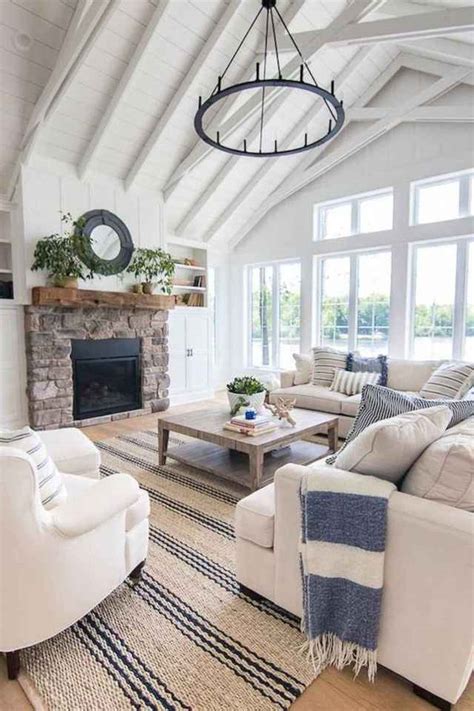 65 Beautiful Coastal Living Room Decor Ideas