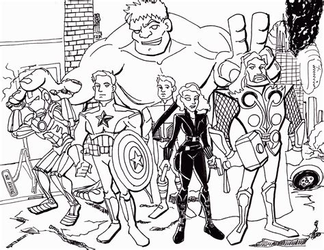 Avenger Coloring Pages Coloring Home