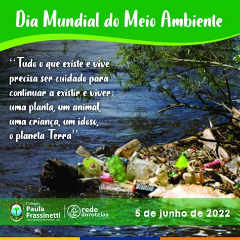 Dia Mundial Do Meio Ambiente Colégio Paula Frassinetti